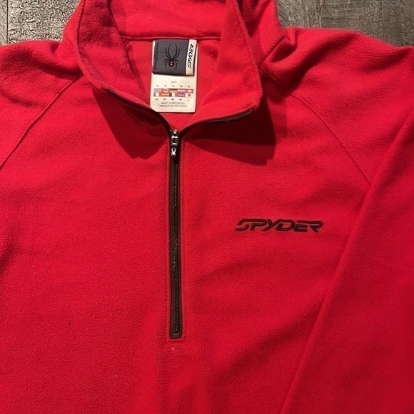 Spyder fleece red M - Picture 2 of 6